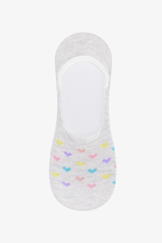 Penti Colorful Heart 3lü Babet Çorabı Çok Renkli