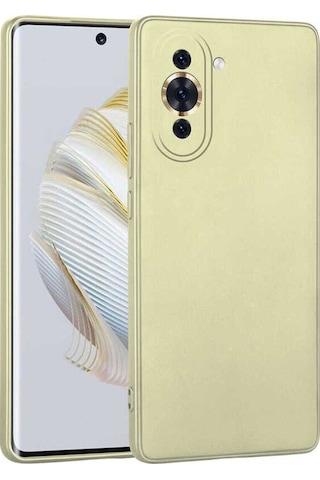 Huawei Nova 10 Kılıf Zore Premier Silikon Kapak Gold