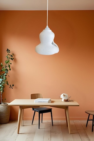 Rustik İskandinav Serisi Beton Görünümlü Sarkıt Çevre Dostu Avize Rustik Ampul Hediyeli Beyaz