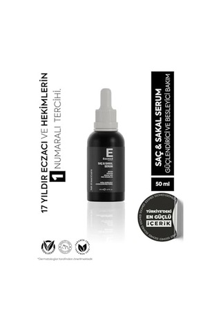 Tr Saç Ve Sakal Dökülmesine Karşı Saç Ve Sakal Kıl Uzatıcı Serum Bitkisel Saç Sakal Serumu 50ml