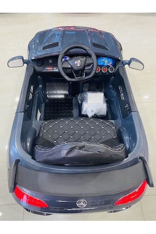 Mercedes Turhan Bebe Gtr 12 Volt Akülü Araba 0-5 Yaş Gri