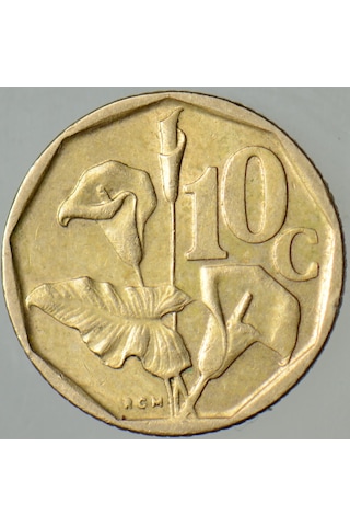 Güney Afrika 10 Cent 1994.