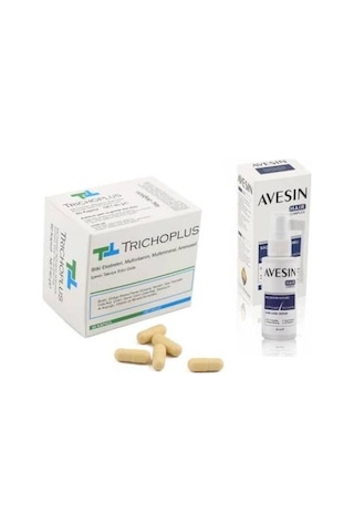 Avesin Saç Dökülmesine Karşı Saç Serum Spreyi 50 ML + Trichoplus 60 Kapsül