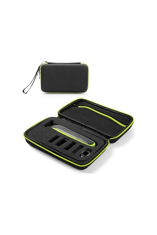 Qingmipy Philips Norelco Oneblade Qp2520/90/70 Seyahat Çantası İçin Kırmızı/yeşil Eva Koruyucu Kılıf Yeşil