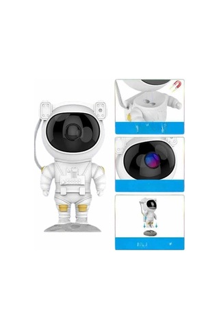 Gece Lambası Astronot Bluetooth Hoparlörlü Galaksi Işık Projektörü Diğer 38438446