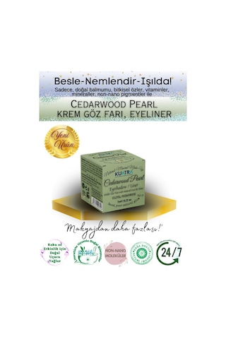 Kuatra Cedarwood Pearl Krem Far Yeşil