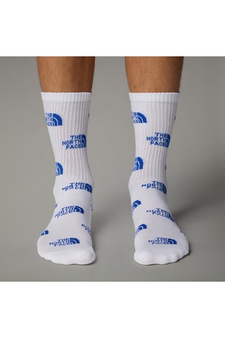 The North Face Everyday Crew Sock Logo - 2p Unisex Çorap-29884 Beyaz