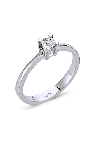 Lova G Renk 0,16 Karat Pırlanta Tektaş Yüzük - 1030091