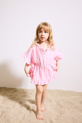 Defacto Müslin Fırfırlı Kaftan Kız Bebek H1818a526hspn253