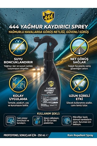 444 Yağmur Kaydırıcı Sprey