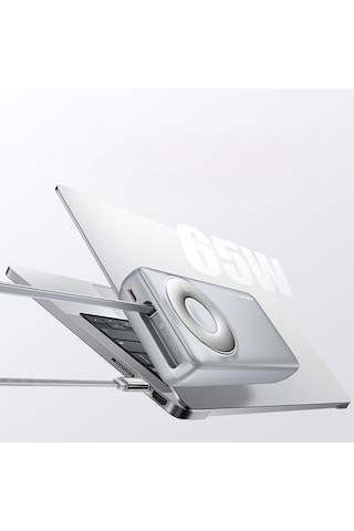 Recci Rpb-p72 Hızlı Şarj Özellikli Type-c Kablolu Powerbank 65w 20.000mah Gri