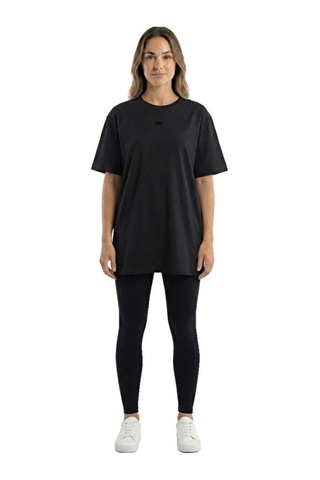 Musclecloth Training Kadın Oversize T-shirt Siyah
