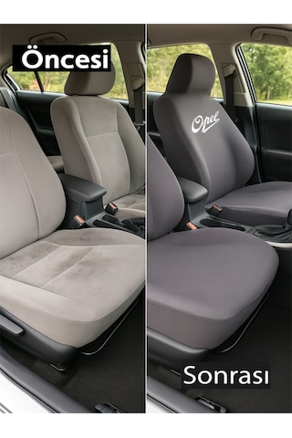 Kusursuz Oturan Opel Combo İle Uyumlu Oto Koltuk Kilifi İle Konforu Dorukta Yasayin Gri Gri