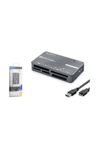 İetop C308 Usb 3.2 Gen1 All İn One Kart Okuyucu Cf Sd Microsd Ms Xd 5 Gbps Siyah Kdo