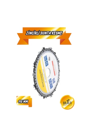 115 Mm Sunta Kesme Zincirli Daire Testere Odun Kesme Ağaç Kesme Testere