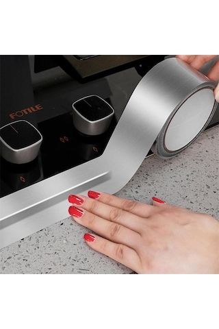 Pazly Lavabo Su Geçirmez Etiket Anti-kalıplama Bant, 5cmx20m Alüminyum Folyo, Isı Yalıtım, Tuvalet Boşluğu İçin