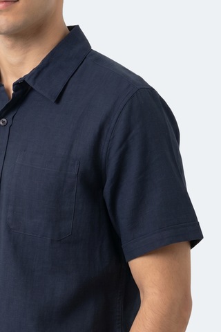 Slazenger Kırtıda Erkek Indigo Gömlek