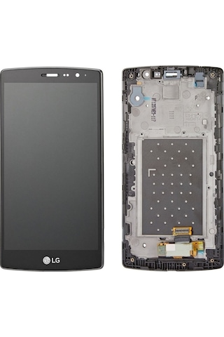 LG Uyumlu G4 Mini H735 Lcd Ekran Dokunmatik Siyah Çıtalı