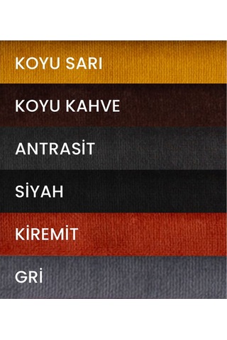 Kadife Dokulu Kiremit Masa Örtüsü Zengin Renk Seçenekli Kiremit