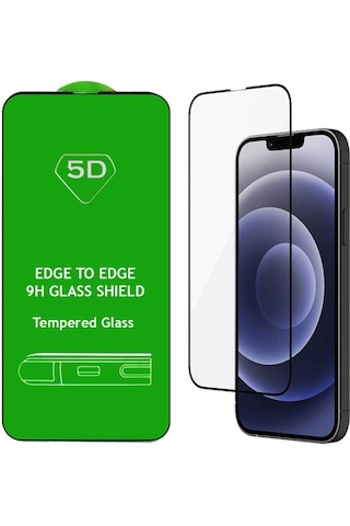 Apple Uyumlu   iPhone X 5d Tam Kaplayan Temperli Cam Ekran Koruyucu