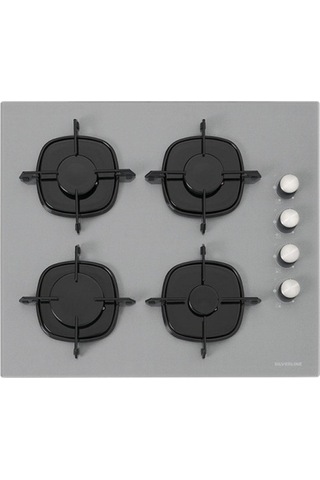 Silverline 3481 Davlumbaz - CS5335S01 Ocak- Esty AEF6601S04 Firin Karma Ankastre Gri Cam Set
