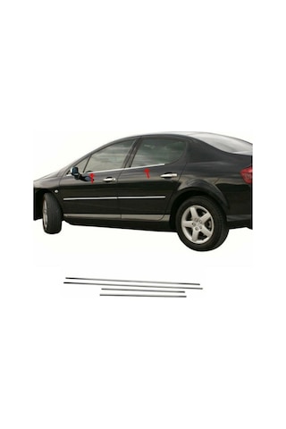 Peugeot 407 Avantajlı Krom Set 2005-2010 Arası -4ürün- Paslanmaz