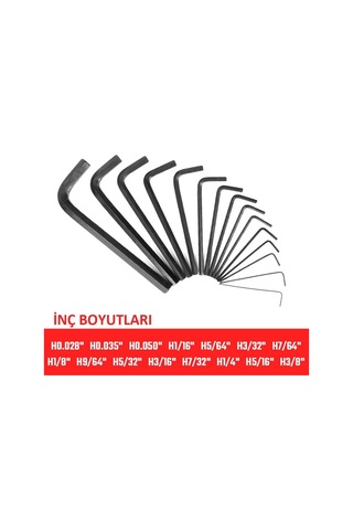 Workpro Wp222018 30 Parça Uzun Boy Cr-v Metrik/inç Profesyonel Allen Anahtar Takımı Fr Wp222018