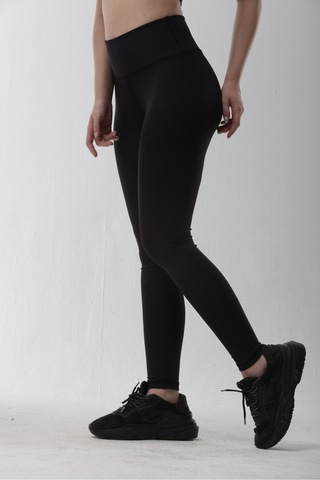 Polyester Siyah Normal Bel Fitted Basic Sporcu Tayt SiYAH