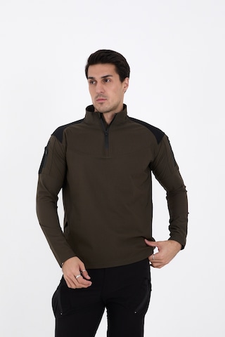 Camp Scoutland Camp137 Outdoor Tactical Su iticili Erkek Haki Taktik Sweatshirt Haki