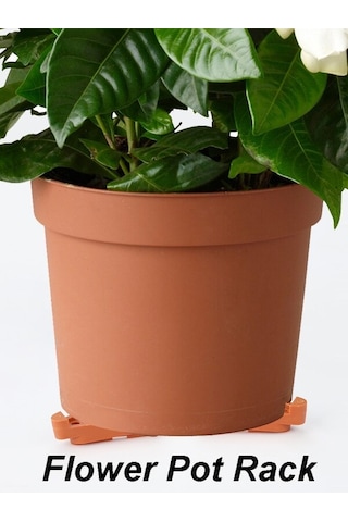 12 Adet Saksı Bitki Standı Saksı Rafı Tutucu Tencere Ayak Parmakları Kapalı Açık Bahçe Bitkileri Konteyner