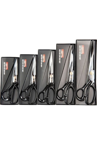 Terzi Makası Siyah Metal Saplı 10 Numara