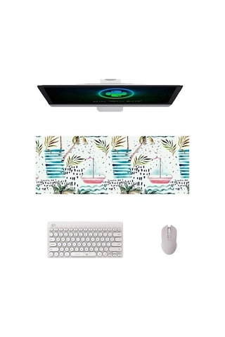 Ebitda 3 Yaratıcı Ananas Ofis Kauçuk Mouse Pad 900x400x5mm Ofis Masa Matı, Yumuşak Ve Kaymaz, Ofis Ve Ev İçin Uygun 3 Yaratıcı Ananas