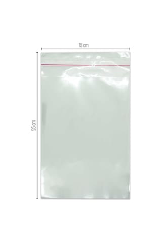 15X25 Bantlı Opp Parlak-Şeffaf Jelatin 1000 Adet