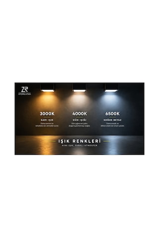 Beyaz 40x40cm İç İçe Kare 6500k Soğuk Beyaz Led Avize