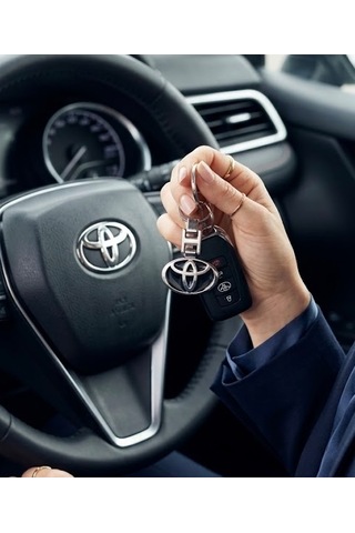 Toyota İle Uyumlu Metal Siyah Anahtarlık Aksesuar Corolla Yaris Avensis Auris