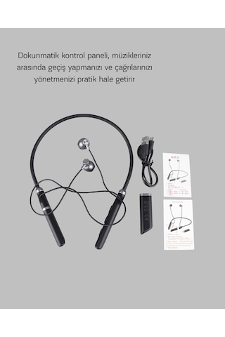 Aktif Gürültü Önlemeli Bluetooth Kulaklık Dokunmatik Kontrol, Dahili Mikrofon, Yüksek Ses Kalitesi