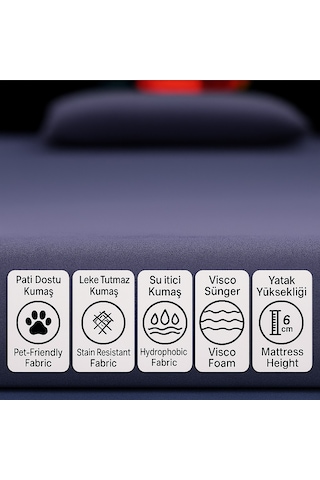Tesla Model Y Uyumlu Vısco Kamp Yatağı - Şişirme Gerektirmez - Çantalı + 2 Yastık Hediyeli-siyah Siyah