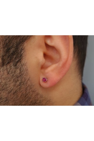 Sirius Yakut Tektaş Erkek Küpesi 0823E0043