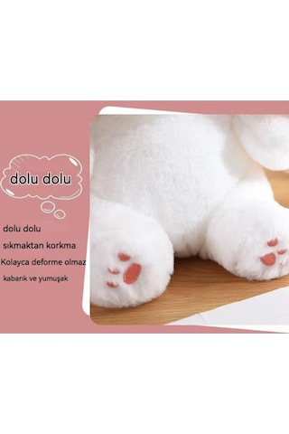 Peluş Tavşan Fermuarlı Çilek Tavşan Peluş