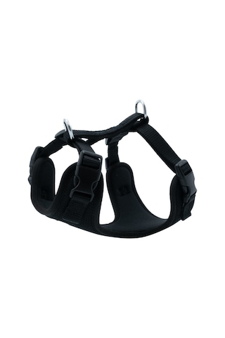 Doggie Havalı Ped Dokuma Göğüs Tasması Siyah 1.5 x 35-45 CM Siyah
