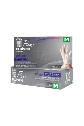 Reflex Flex Eldiven Tek Kullanımlık Pudrasız Krem Eldiven 100'lü Reflex Flex Eldiven Tek Kullanımlık Pudrasız Krem Eldiven 100'lü