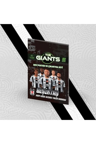 Mythos Cards Beşiktaş The Giants 2024/25 Sezonu Dev Poster ve Çıkartma Seti