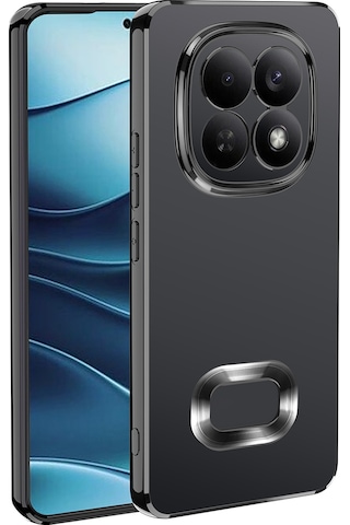 Redmi Note 15 Pro 4g Kılıf Kamera Korumalı Logo Gösteren Mkst Omega Kapak - Derin Mor