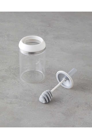 English Home Shelby Borosilikat Bal Kavanoz 400 Ml Gri Gri