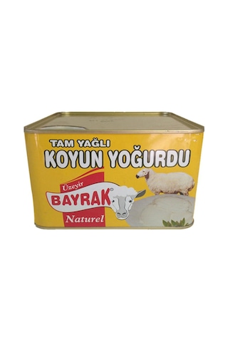 Üzeyir Bayrak Tam Yağlı İsli Koyun Yoğurdu 3 KG