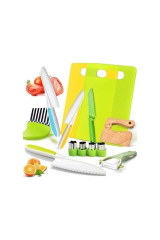 Primepickings Çocuk Yemek Bıçağı Seti 13 Adet Erken Çocukluk Eğitimi Mutfak Aletleri Diğer