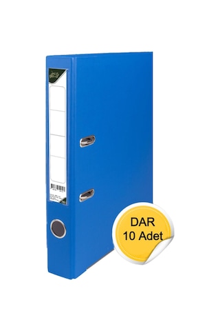 Gen-of Plastik Klasör Dar Mavi 10 Lu