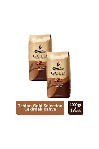 Tchibo Gold Selection Çekirdek Kahve 1000 Gr X 2 Adet Çekirdek