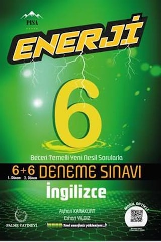 Palme 6.Sınıf Enerji Ingilizce 6+6 Deneme Sınavı