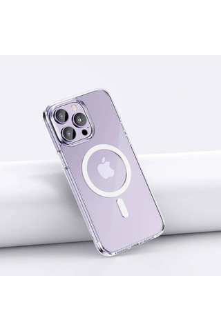 Apple Uyumlu iPhone 15 Magsafe Şeffaf Kılıf Senalstore
